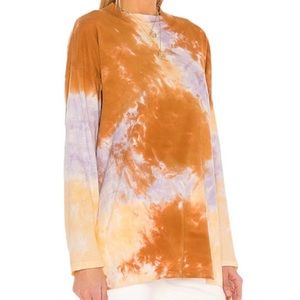FREE PEOPLE Be Free Tie Dye‎ Tee in Lilac